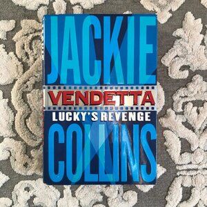 Jackie Collins, Hardcover Book, Vendetta: Lucky's Revenge, First Edition 1997